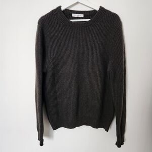 Sandro Paris Merino Wool Ribbed Sweater | Classic XL